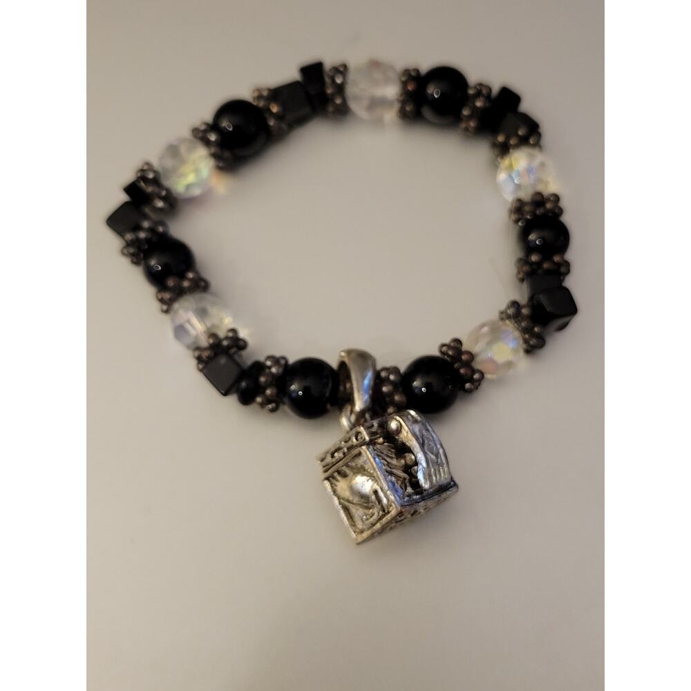 Prayer Box stretch Adjustable Charm Bracelet